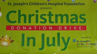 Christmas In July, St. Joseph's Children's Hospital, Tampa